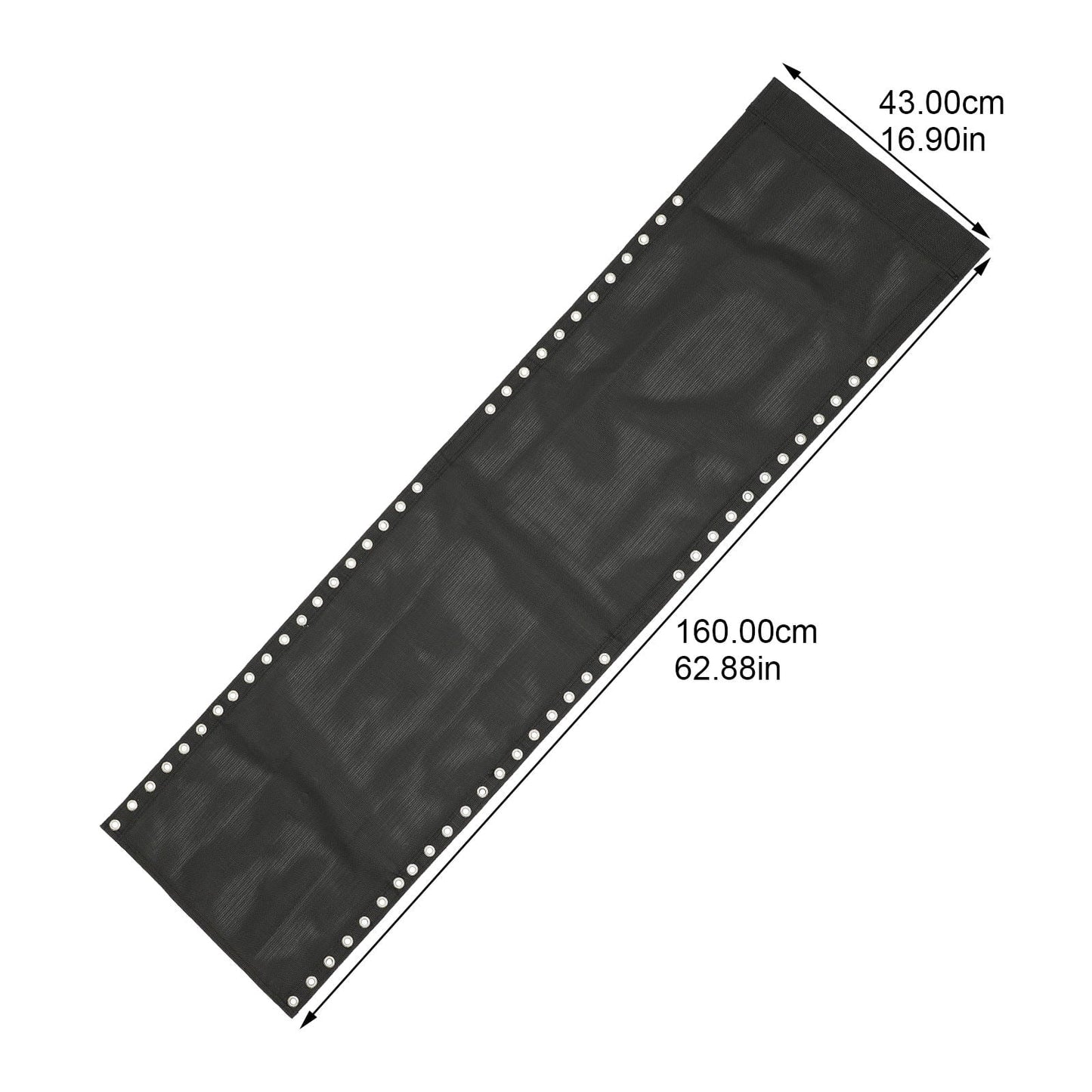 HONITANO 1Set Portable Camping Chair Accessory Rectangular Chair Cloth for Replacement 160X43cm