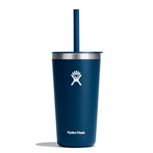 Hydro Flask 20 Oz All Around Tumbler Straw Lid Indigo