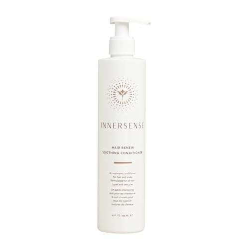 INNERSENSE Organic Beauty - Hair Renew Scalp Balance Duo | Hairbath (10 fl oz) + Conditioner (10 fl oz) | Non-Toxic, Cruelty-Free, Clean Haircare