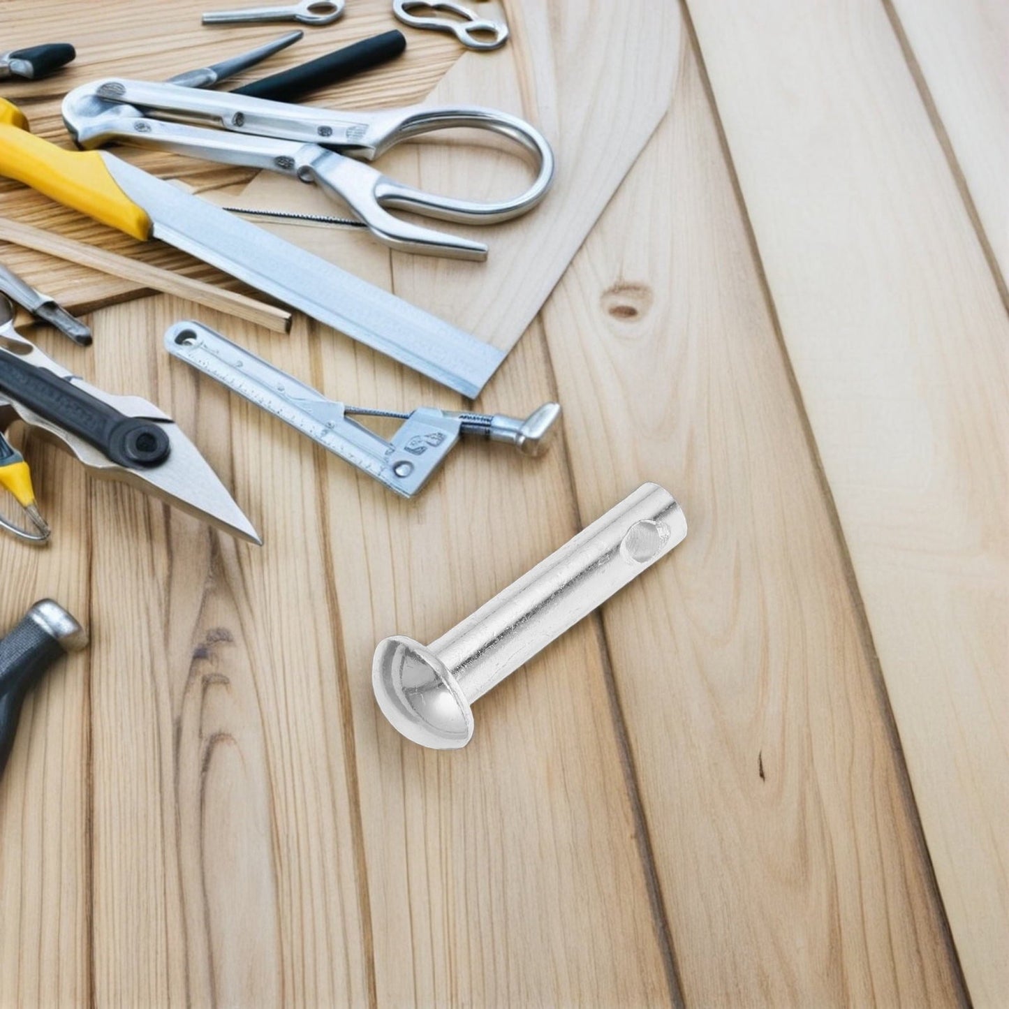 HOOWIFFY 2Pcs Iron Zinc Plated Cylindrical Hammock Chair Pin Replacement for Porch Swing 8.00X2.60X2.60CM