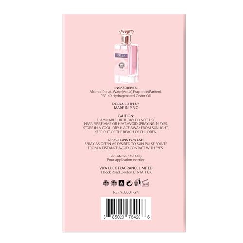 Hybrid & Company Women Bella Pour Femme Eau De Parfum Vaporisateur Natural Spray 3.4 Fl Oz