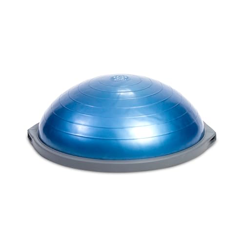 Bosu Pro Multifunctional Home Gym 26 Inch Full Body Strength Trainer Ball Balance Board Equipment with Guided Workouts and Pump, Blue