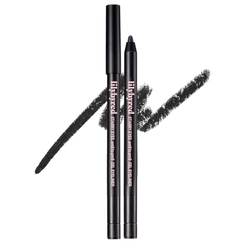 lilybyred Starry Eyes 9 to 9 Gel Eyeliner - K-Beauty, Long-Lasting, Waterproof, Smudge-Proof, 0.5g, 06_Matt Black