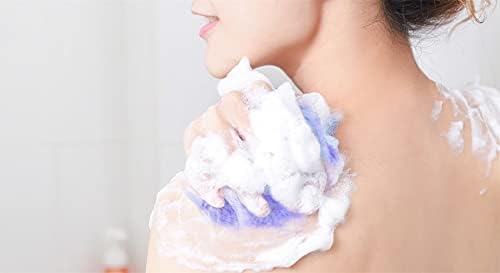 12 Blue Bath or Shower Sponge Loofahs Pouf Mesh Wholesale Bulk Lot