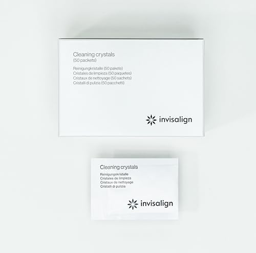 INVISALIGN Cleaning Crystals for Clear Aligners and Retainers, (50 Packets)