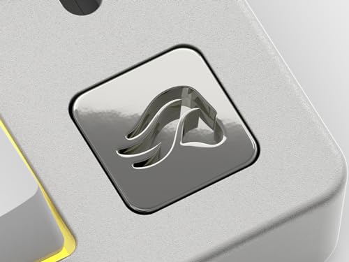 Glorious GMMK Mechanical Numpad- 10 Key USB Programmable Keypad - Hot Swappable, Volume Control, RGB Backlit, Wired & Wireless Bluetooth - Laptop & Keyboard Accessories- White