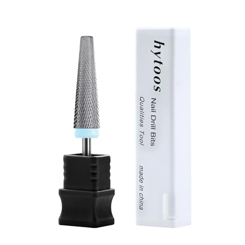 24mm Super Long 5 in 1 Nail Drill Bits, Cross Tapered Carbide Bit, 3/32" Two-way Rotate for Both Hand, Remove Acrylic Nails/Gel, Electric File Tool Drills Manicure Accessories (2XF)