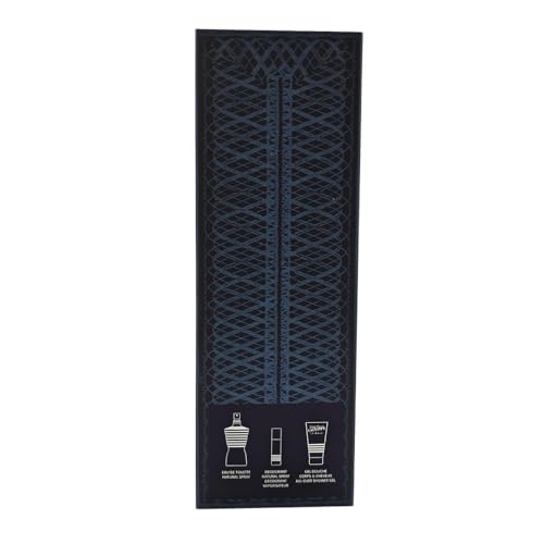 Jean Paul Gaultier Le Male for Men - 3 Pc Gift Set 4.2oz EDT Spray, 2.5oz Shower Gel, 5.1oz Deodorant Spray