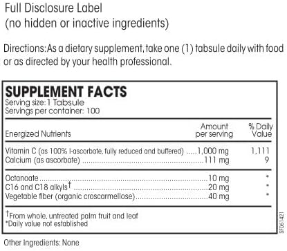 Perque Potent C Guard 1000 mg, 100 Count
