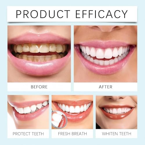 2-Pack Niacinamide Whitening Toothpaste| Fresh Breath Toothpaste | Stain Removal Formula with Activated Charcoal |for Coffee/Smokers,Deep Gentle Cleaning Tooth Paste, Boosting Gum Health