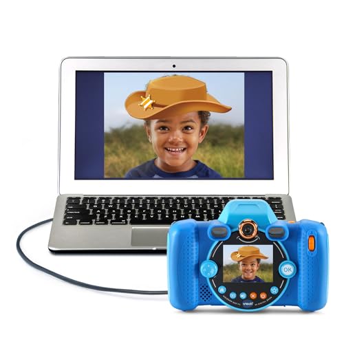 VTech KidiZoom Duo Camera FX Kids Digital Dual Cameras, Blue