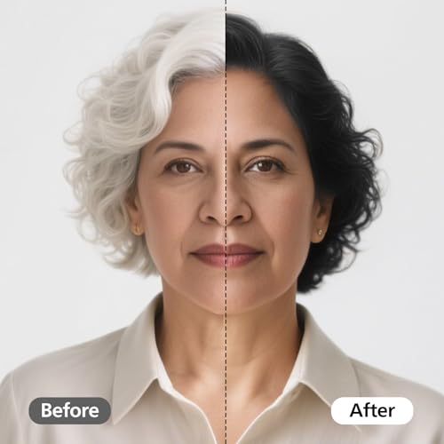 Black Soap for Gray Hair Grey Hair Reverse Bar Shampoo with 1.7 Oz