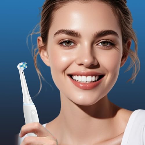 10PCS IO Replacement Heads Compatible with Oral B IO 2/3/4/5/6/7/8/9/10/Deep Clean Series Electric Toothbrush, Brush Heads Compatible with Oral B IO for Teeth Cleaning and Gum Protection (White)