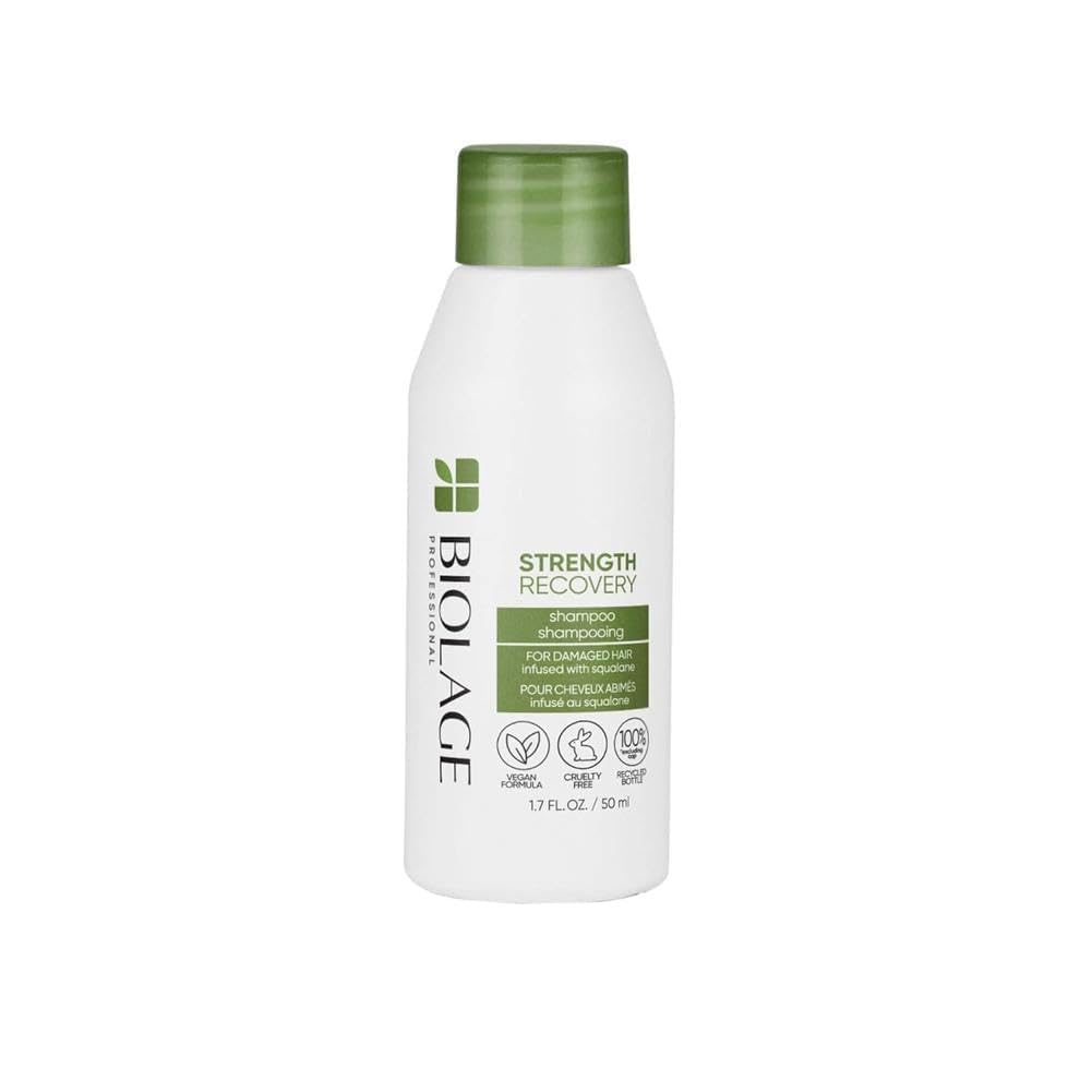 Biolage Strength Recovery Shampoo | Gently Cleanses & Reduces Breakage | For All Damaged & Sensitized Hair | Vegan | Cruelty-Fre
