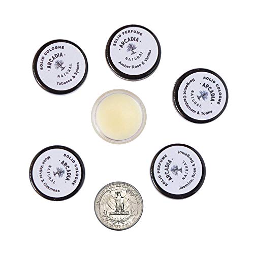 11 Solid cologne samples (MASCULINE SCENTS - Citrus, Fresh, Clean, Earthy)