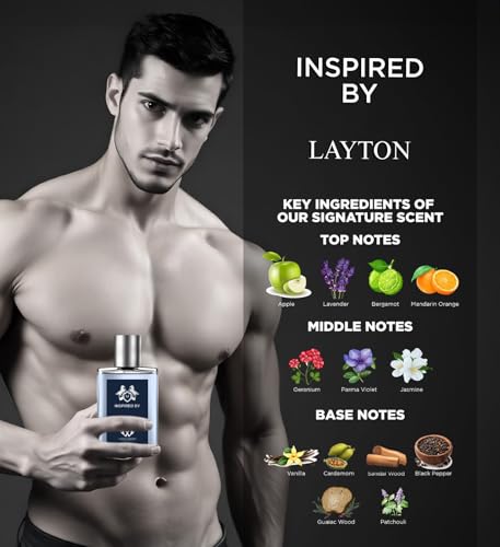 Eau de Parfum – Warm, Spicy & Elegant Fragrance for Men – 100mL Perfume Spray with Bonus 15mL Perfume Sample (Randomly Selected) – Inspired by Layton