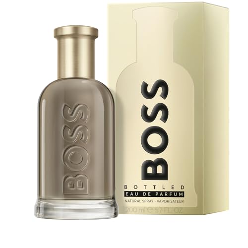 Hugo Boss Bottled Eau de Parfum – Woody Men's Cologne – With Notes of Apple, Cardamom & Vetiver – Long Lasting Fragrance