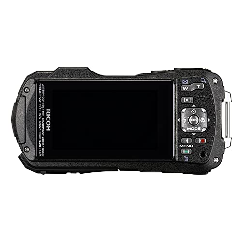 Ricoh WG-80 Black Waterproof Digital Camera Shockproof Freezeproof Crushproof (International Version)