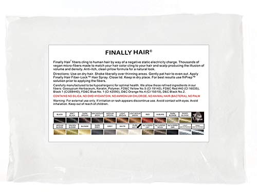 Hair Building Fibers 57 Grams. Highest Grade Refill That You Can Use for Your Bottles From Competitors Like Toppik?, Xfusion?, Miracle Hair? (White (off white))