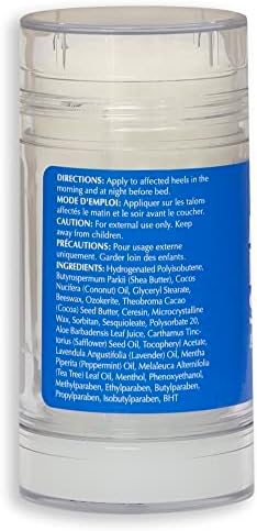 Heel Balm for Dry Cracked Feet - Miracle Heel Stick for Cracked Heel Repair - Heel Balm Stick for Cracked Heel Treatment - Formulated with Pure Aloe Vera, Tea Tree Oil, Shea & Cocoa Butters | 2.5 oz