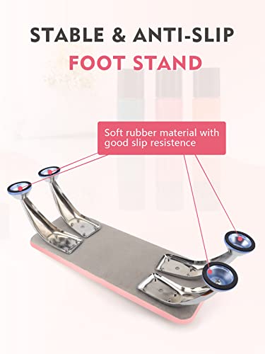 Big Arm Rest for Nails Cushion, Microfiber Leather Hand Rest for Nails Tech, Hand Rest Pillow for Nails Toenails, Detachable Nail Art Accessories Tool for Nails Tech (Pink)