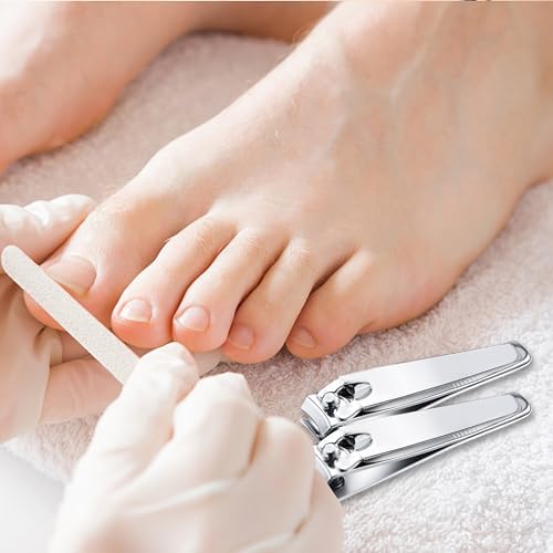 30 Pack Fingernail Clipper Toenail Clippers Pack, Stainless Steel Small Nail Clippers in Bulk,Portable Travel Fingernails for Men Women Homeless Care Package Supplies Bulk