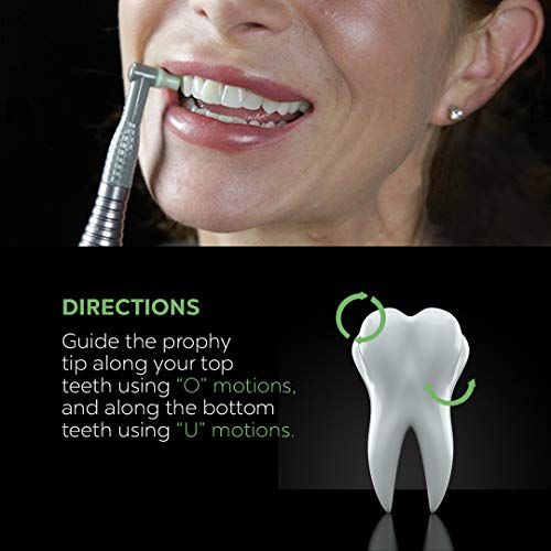 Bilistic Pro Series Dental Tooth Polisher | Professional Dental Teeth Cleaning & Bleaching Modern Electric Toothbrush Corded | Removes Buildup and Freshens Breath