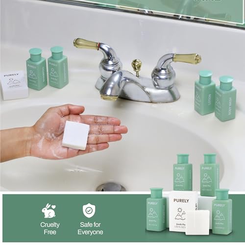 150 piece set | Hotel Soaps and Toiletries Bulk set | Airbnb Essentials for Hosts | Mini Travel Size Shampoo and Conditioner Sets | Bulk Travel Size Toiletries | Homeless Supplies Bulk Amenities