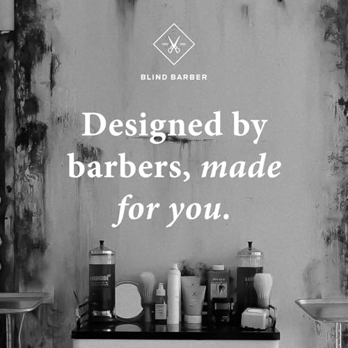 Blind Barber Lemongrass Tea Daily Clarifying Shampoo for Men - Mens Sulfate-Free Hair Thickening Shampoo with Minty Scent - Deep Cleansing + Hair Wash Removes Build-Up (12 Oz)