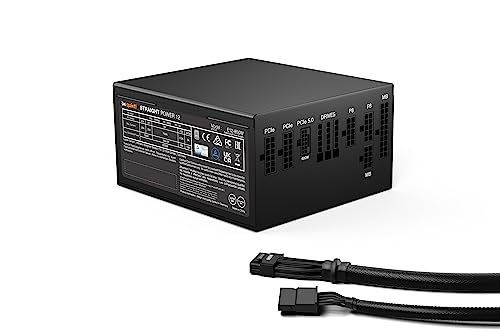 be quiet! BN516 Straight Power 12-1000w 80 Plus Platinum, ATX 3.0, Modular Power Supply, for PCIe 5.0 GPUs and GPUs with 6+2 pin connectors, Silent 135mm be quiet! Fan - BN516