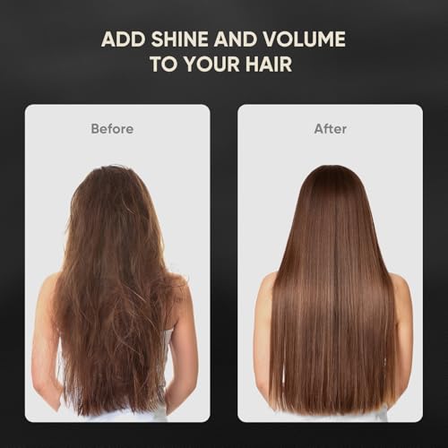 2 in 1 Ceramic Round Brush for Blow Drying,Ceramic Barrel for Hair Styling, Anti-static Bristles, Enhance Texture Volume, for Women & Men,with 4 Hair Clips (2.1 Inch&1.3 Inch)