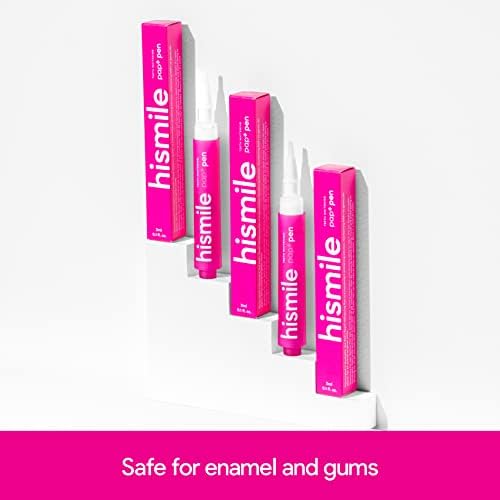 HISMILE Pap+ Whitening Pen - Peroxide-Free Teeth Whitening Pen for Sensitive Teeth, Whiten Hard to Reach Places