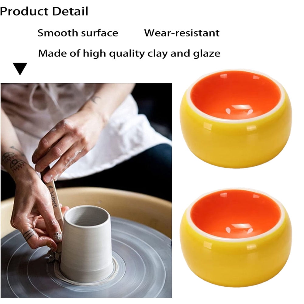 2pcs Hamster Food Bowl, Ceramic Food Dish and Water Bowl for Bunny Guinea Pig Gerbil Hamster Paraugas
