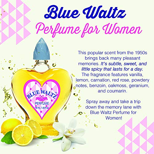 Blue Waltz Perfume for Women 0.63 oz Perfume Classic, 3 pack