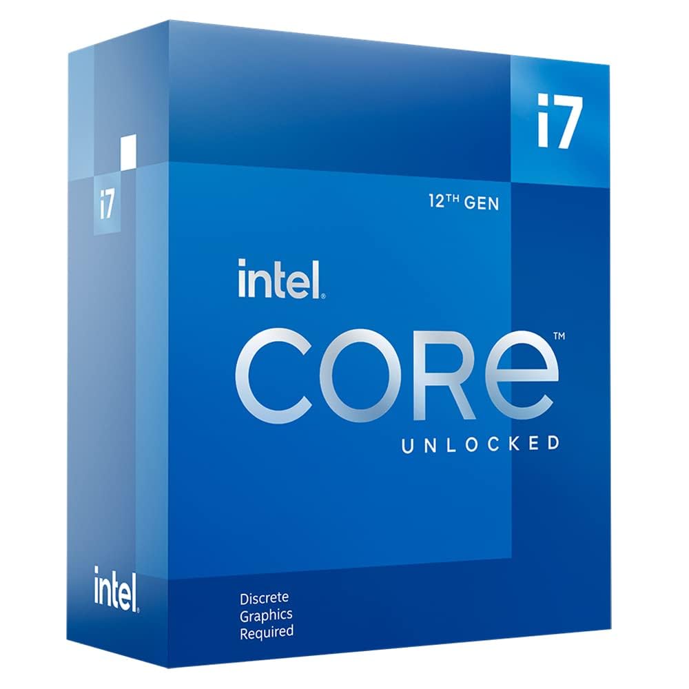 Intel® Core™ i7-12700KF Desktop Processor 12 (8P+4E) Cores up to 5.0 GHz Unlocked LGA1700 600 Series Chipset 125W