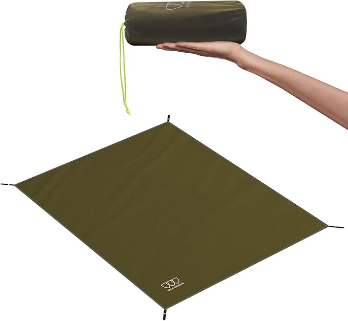 Gold Armour Tent Footprint, Camping Tarp Waterproof Ultralight - 84x60in | 84x84in | 84x96in | 82x106in | 120x108in | 120x120in | 120x144in Floor and Ground Tarps for Camping (OD Green 84x96in)