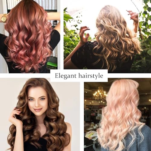 3 Barrel Curling Iron Jumbo 1.25 inch (32mm) Hair Curling Wand Crimper Instant Heating Adjustable Hair Curler with 2 Temperature Control