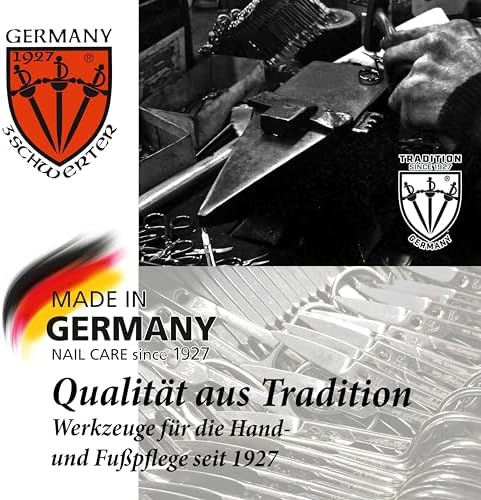 3 Swords Germany - 100 (10x10) Pieces Replacement Refill Blades for Callus Remover - Made in Solingen Germany