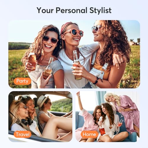 5 in 1 Hair Styler, High-Speed Professional Frizz-Free Hair Dryer Brush, No Heat Damage Air Styler Wrap Blow Dryer - Curl, Volumize, Straighten, 300 Million Ions, Multi Styler, Gift for Women