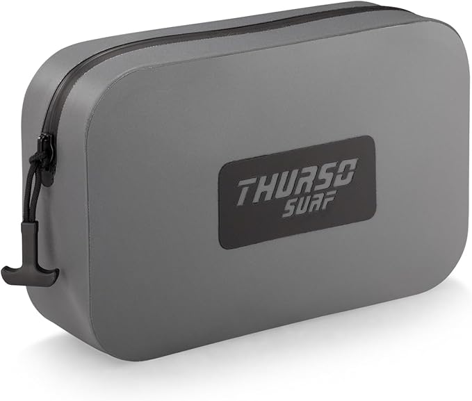 THURSO SURF Waterproof Fanny Pack Dry Bag Floating Pouch Bag Adjustable Waist Strap Keep Your Phone and Valuables Safe/Dry SUP Accessories for Kayaking Paddle Board Snorkeling Boating (Slate)