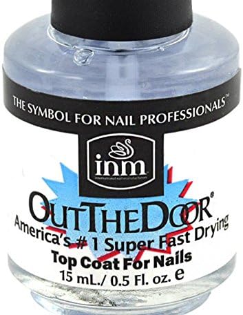3 X Out The Door Number 1 Super Fast Drying Nail Top Coat For Nail | size 0.3 fl oz / 9 ml