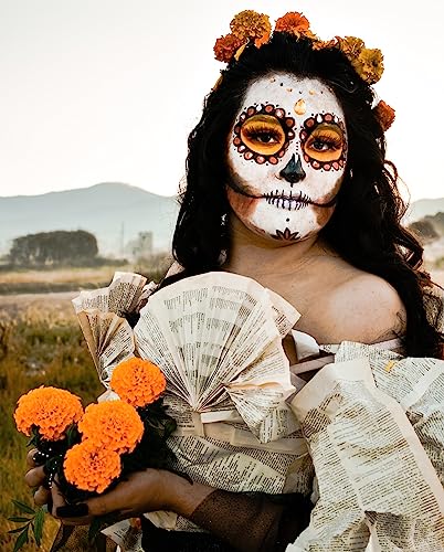 Hoedia 2 PCS Makeup Latex Bald Caps and 2 PCS Nylon Wig Caps Costume Accessories for Halloween Party Adults Kids