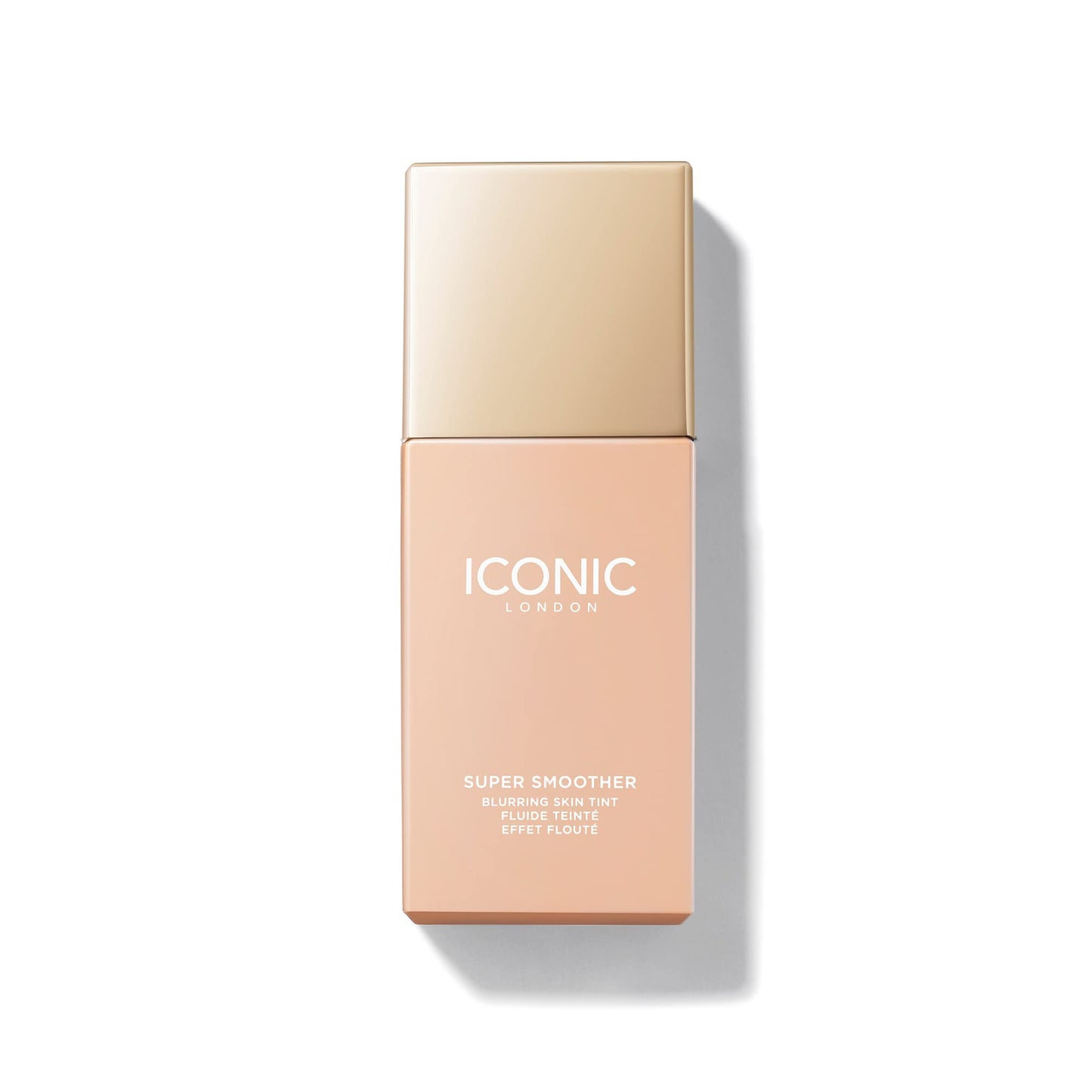 ICONIC LONDON Super Smoother Blurring Skin Tint | Light to Medium Coverage, Hydrating, Ultra-Lightweight Tinted Moisturizer, Cruelty-Free, Vegan Makeup (Warm Tan) 1.01 Fl oz