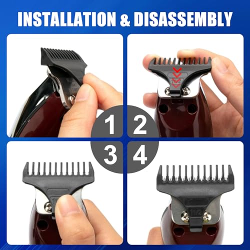 2215 T Wide Adjustable Trimmer Blades for Wahl 5 Star Series Detailer (8081) and Cordless Detailer LI (8171) Hair Clippers Blades-Model 2215