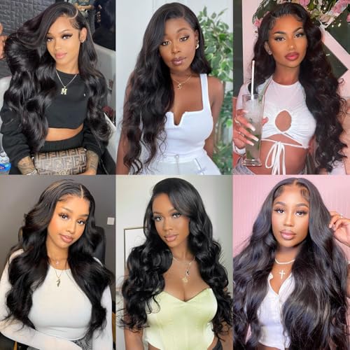 15A Raw Human Hair Bundles 18 20 22 24 Inche Body Wave Human Hair,Triple Lifespan Indian Virgin Hair,No Tangle Shedding,Multiple Washes Keep Texture Silky Soft