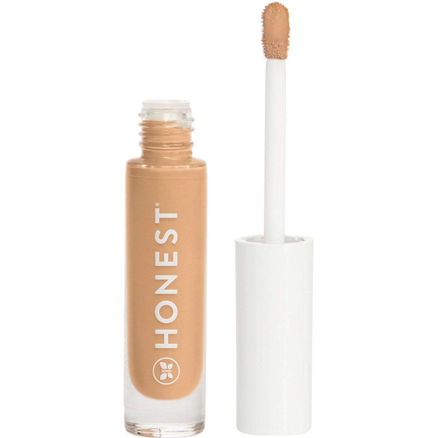 Honest Beauty Fresh Flex Concealer with Niacinamide + Vitamin E + Hyaluronic Acid | Vegan + Cruelty free | Nutmeg, 0.17 fl oz