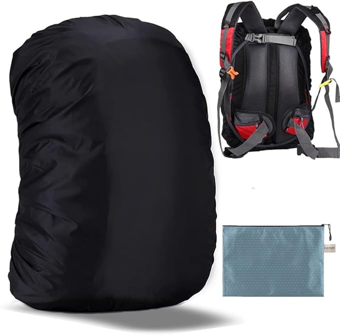 Waterproof Backpack Rain Cover with Anti Slip Buckle Strap for Camping, Hiking, Traveling, Hunting, Biking, 15-80L