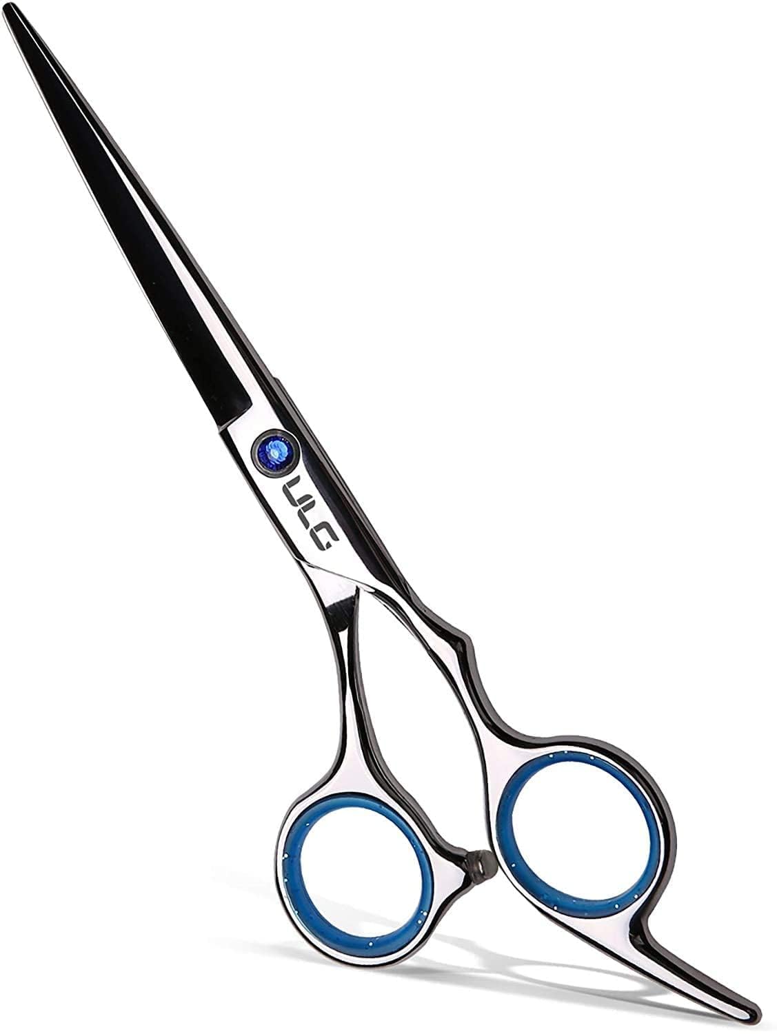 Hair Cutting Scissors, ULG Professional Hair Scissors 6.5 inch Right-Hand Razor Edge Barber Shears Salon Hair Cutting Shears Made of Japanese Stainless Steel, Hand Sharpened Blue