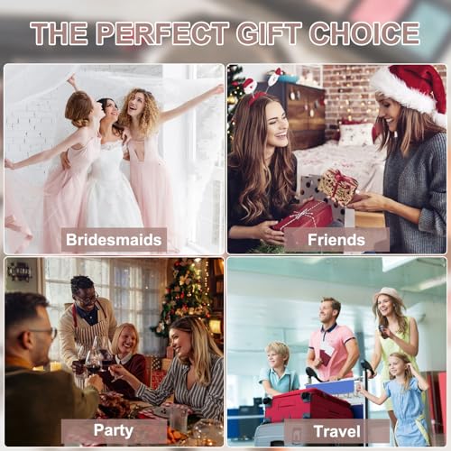 10 Sets Travel Size Makeup Brushes Set Mini Face Make up Brushes Brushes Bag for Makeup Party Favors Wedding Bridal Shower Favors Bridesmaid Gift Bachelorette Party Gift (lvory Beige, 10pc)