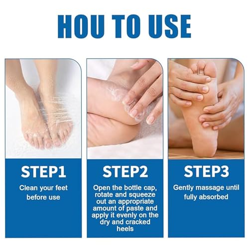 Crack Feet Prevention Stick, Foot Care Cream Cracked Feet, Moisturizing Foot Balm Stick, Softening and Nourishing Cream for For Dry Heels